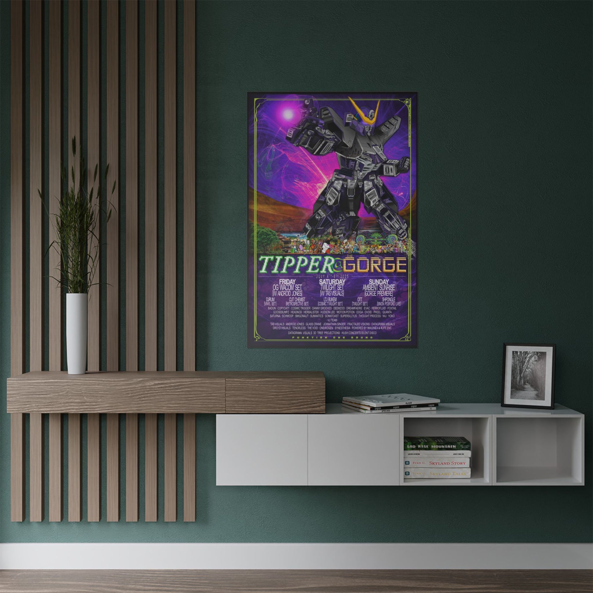 Tipper @ The Gorge 2025, POSTER PRINT