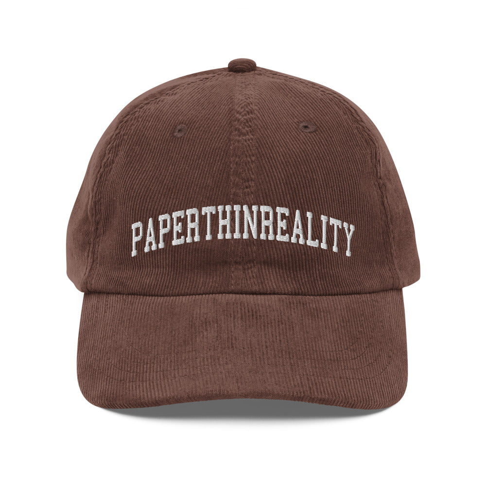 Paperthinreality Corduroy Dad Hat