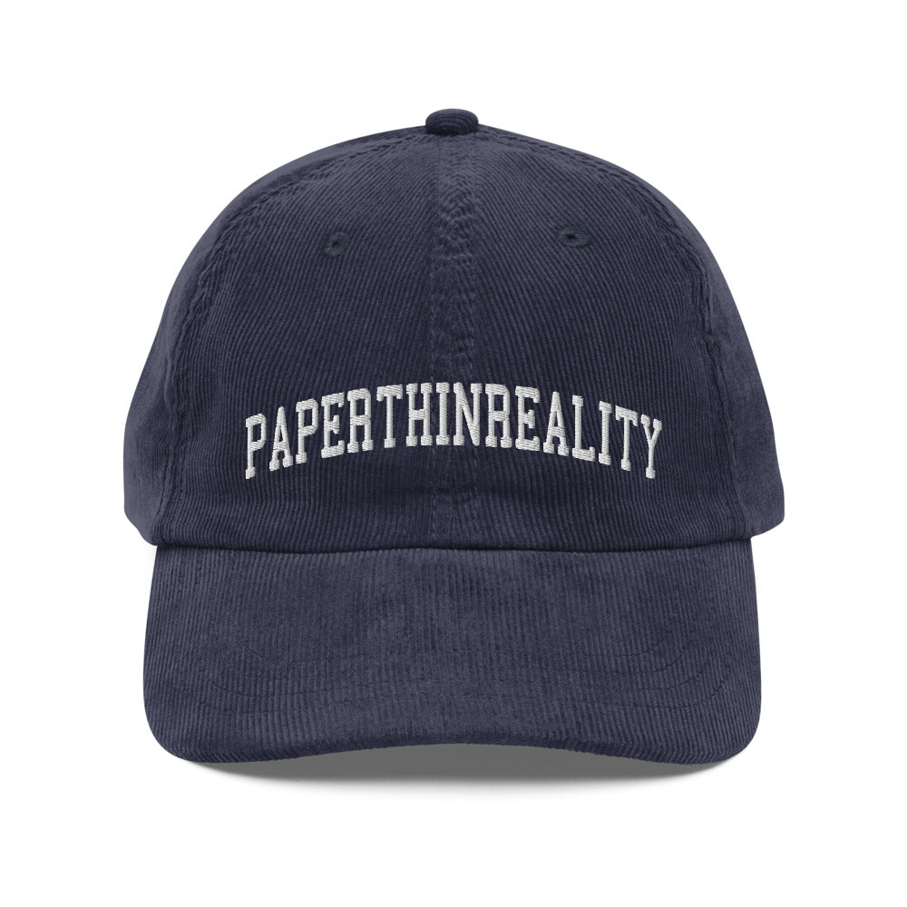 Paperthinreality Corduroy Dad Hat