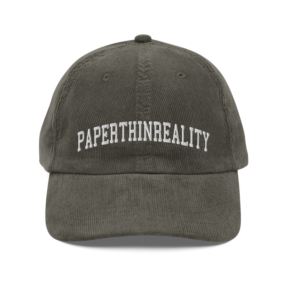 Paperthinreality Corduroy Dad Hat